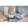 Lit banquette contemporain en pin massif Cyril