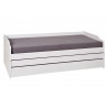 Banquette-lit enfant contemporaine blanche Ingenio