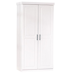 Armoire contemporaine 95 cm en pin massif Kona