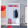 Armoire contemporaine 95 cm en pin massif Kona