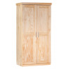 Armoire contemporaine 95 cm en pin massif Kona