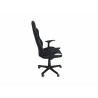 Fauteuil de bureau moderne en PU noir/blanc Sophia