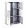 Meuble de rangement contemporain 77 cm blanc/beton Colibri I