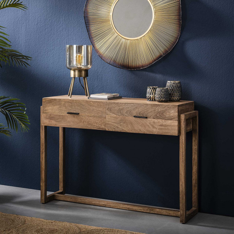 Console vintage en bois de manguier Wiliam