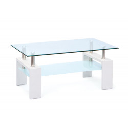 Table basse moderne en verre Alona