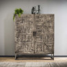 Armoire industrielle en bois massif Laïa