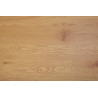 Table basse contemporaine bois et verre chêne sauvage Windsor