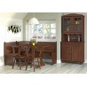 Buffet/bahut contemporain 88 cm en pin massif marron Costarica