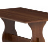 Table contemporaine en pin massif marron Costarica