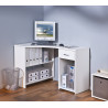 Bureau d'angle informatique contemporain Capri