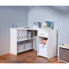 Bureau d'angle informatique contemporain Capri