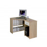 Bureau d'angle informatique contemporain Capri