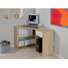 Bureau d'angle informatique contemporain Capri