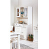 Vaisselier/argentier contemporain en pin massif blanc Minerva I