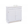 Buffet/Bahut rustique en pin massif blanc Vilo