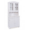 Buffet rustique en pin massif blanc Valence