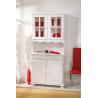 Buffet rustique en pin massif blanc Valence