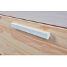 Lit enfant contemporain en pin massif blanc Noemie