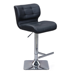 Tabouret de bar moderne en PU (lot de 2) Escudo