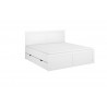 Chambre adulte scandinave chêne/blanc Fabrizio