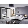 Chambre adulte contemporaine blanche Holly