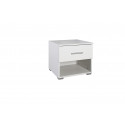 Chevet contemporain blanc Holly