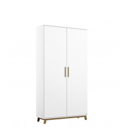 Armoire scandinave blanc/chêne Edisson