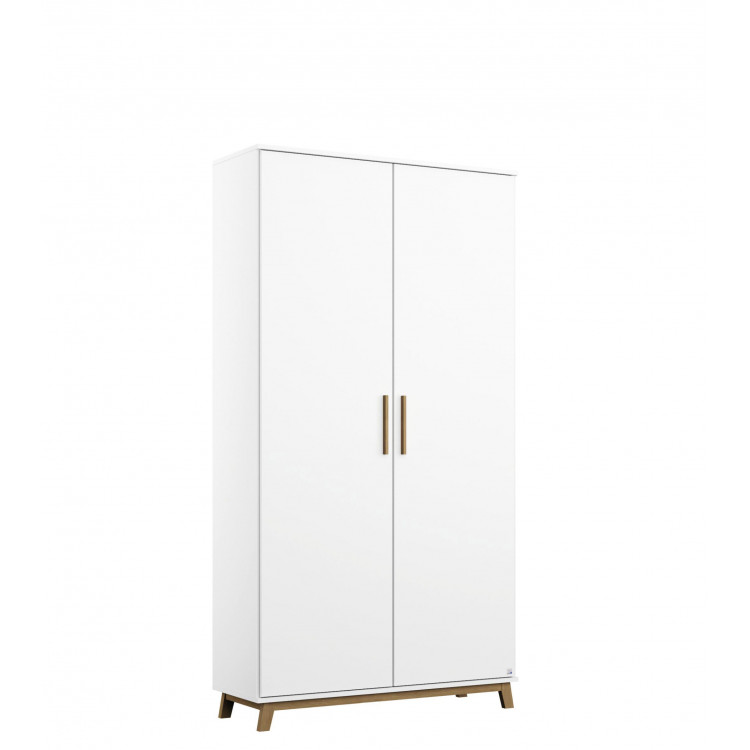 Armoire scandinave blanc/chêne Edisson