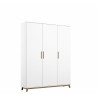 Armoire scandinave blanc/chêne Edisson