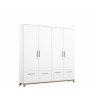 Armoire scandinave blanc/chêne Edisson I