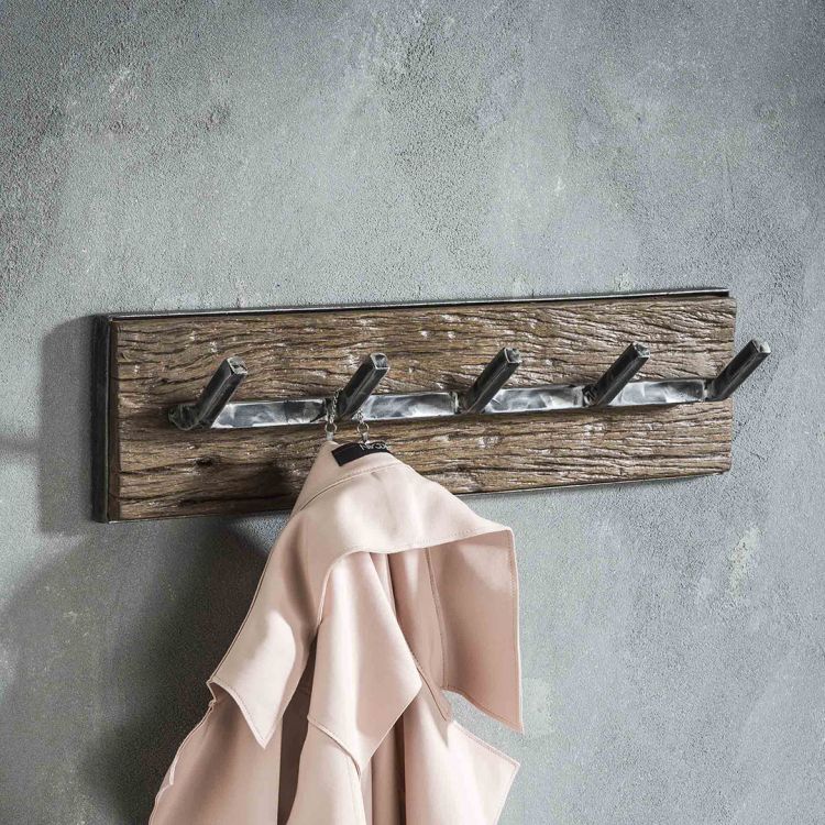 Portemanteaux en bois à 5 crochets Tonio