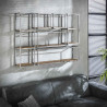 Etagère en métal et bois 65 cm Séverine