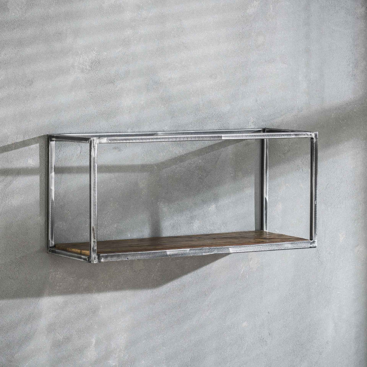 Etagère en métal et bois 65 cm Séverine