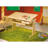 Bureau enfant inclinable style nature en pin massif naturel Juliane