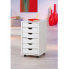 Caisson de bureau style nature en pin massif Limon