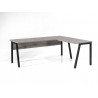 Ensemble de bureau contemporain gris Carlos