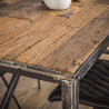 Table à manger industrielle en bois 210 cm Selenia