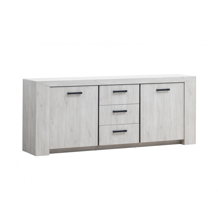 Buffet/bahut contemporain chêne blanc Curtis