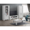 Ensemble TV contemporain chêne blanc Curtis