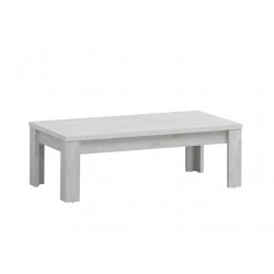 Table basse contemporaine chêne blanc Curtis