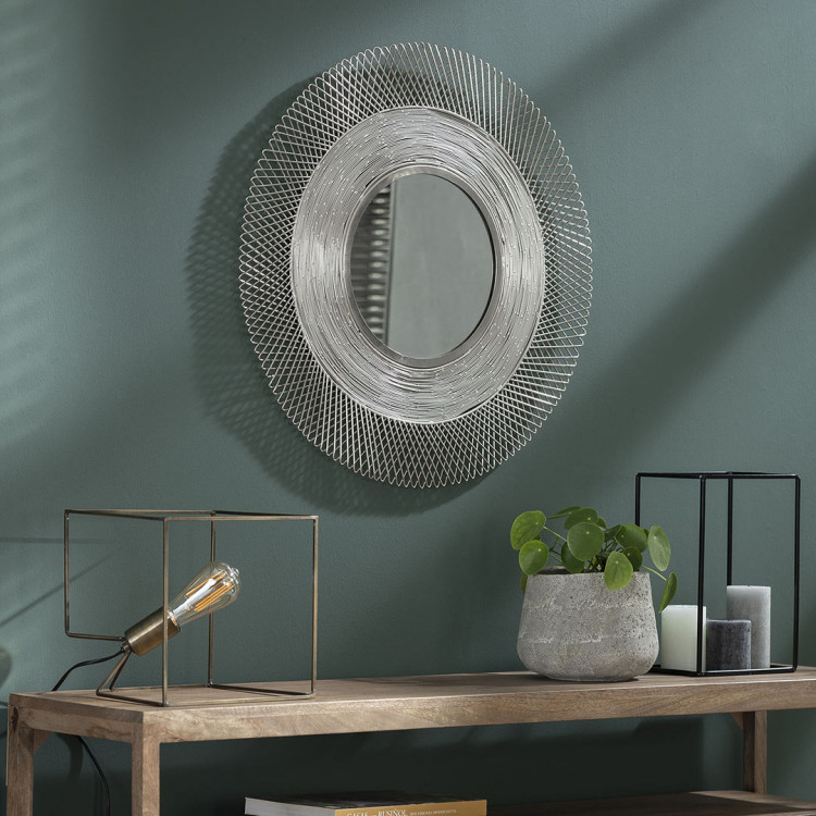 Miroir rond en métal Ø65 cm Marvin