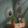 Miroir rond en métal Ø50 cm Paul