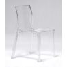 Chaise contemporaine transparente Alita