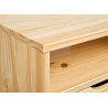 Chevet style nature en pin massif naturel Lauriane