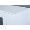 Bureau design en bois blanc mat Swanie