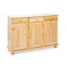 Buffet/bahut style campagne 130 cm en pin massif Vilo