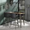 Ensemble vintage de 4 tabourets de bar Justine