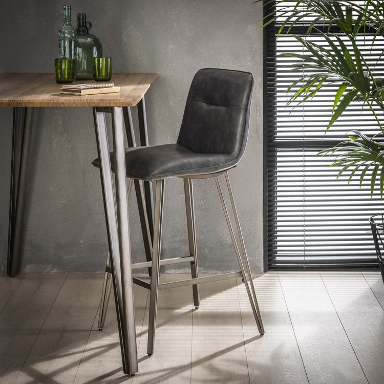 Ensemble vintage de 4 tabourets de bar Justine