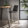 Ensemble vintage de 4 tabourets de bar Justine