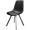 Chaise vintage en PU (lot de 4) Daryl